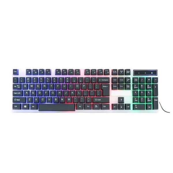 Colurful Light USB Gaming Combo Wired Keyboard &, Mouse Set