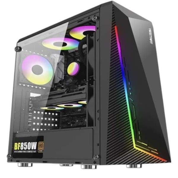 Hestart Blade Air Cooled Gaming Empty Case ATX/Micro ATX/Mini ITX
