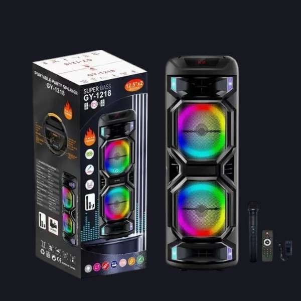 GY1218 Portable 12.5" Party Bluetooth Speaker 3600mah Battery 50W