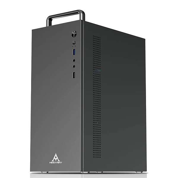 Hestart V200 Little Luban Computer Chassis Case Micro ATX /Mini ITX SSD Slot x 1  HDD Slot x 3