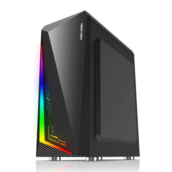 Hestart Blade Air Cooled Gaming Empty Case ATX/Micro ATX/Mini ITX