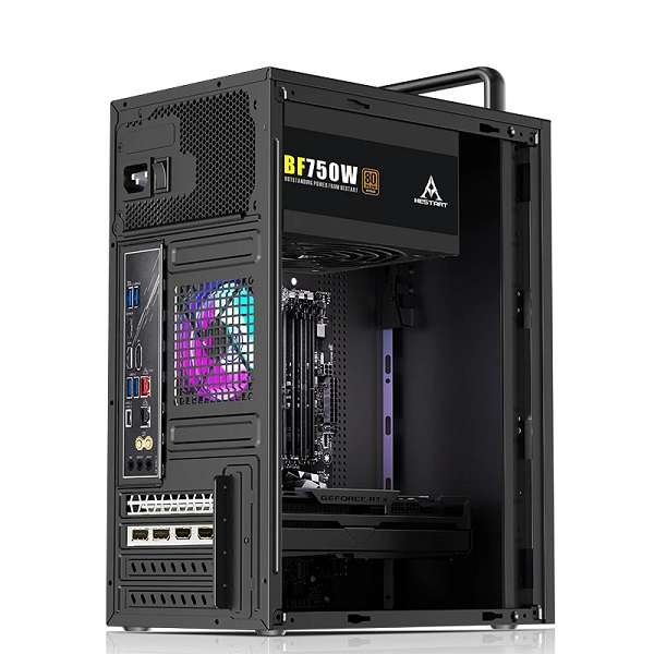 Hestart V200 Little Luban Computer Chassis Case Micro ATX /Mini ITX SSD Slot x 1  HDD Slot x 3