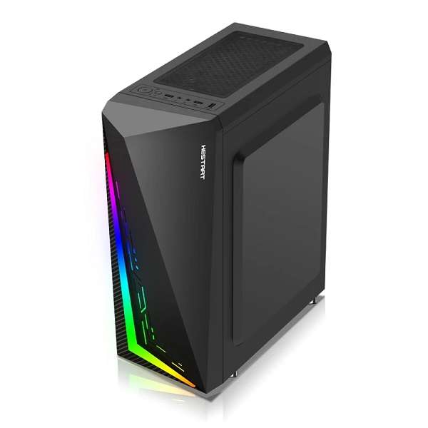 Hestart Blade Air Cooled Gaming Empty Case ATX/Micro ATX/Mini ITX