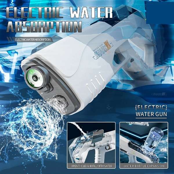 Shark MK XF0064 Rechargeable Pulse Electric Water Gun With Lithium Battery