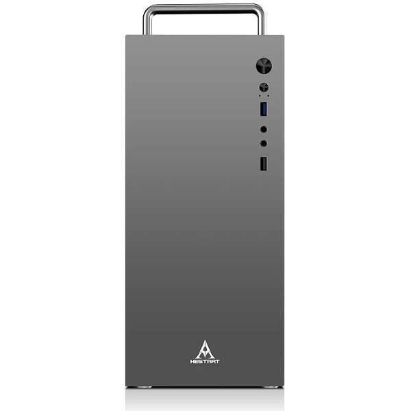 Hestart V200 Little Luban Computer Chassis Case Micro ATX /Mini ITX SSD Slot x 1  HDD Slot x 3