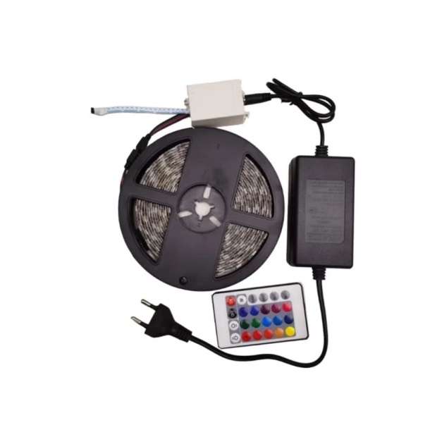 500006 LED Strip Lights t 5050 RGB With Remote 5M