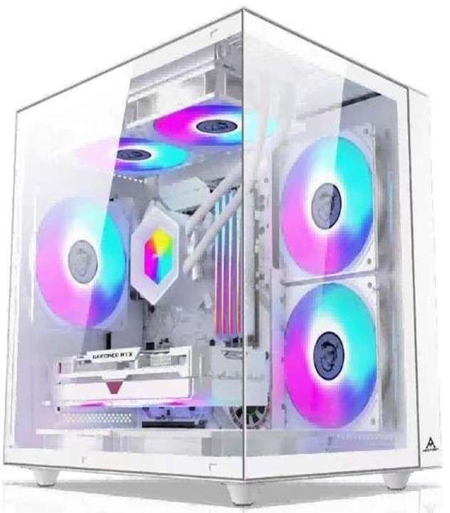 240-White Plato Sea View Room Chassis Geforce RTX Micro ATX/Mini ITX HHD Slot x 1 SSD  Slots x 2
