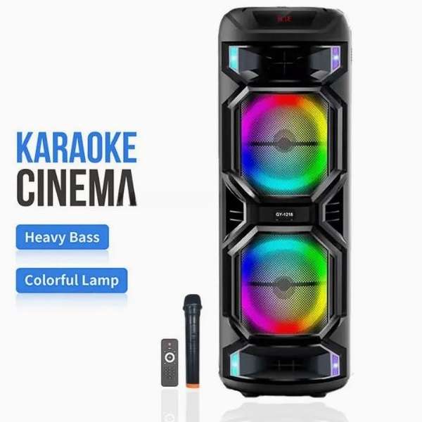 GY1218 Portable 12.5" Party Bluetooth Speaker 3600mah Battery 50W