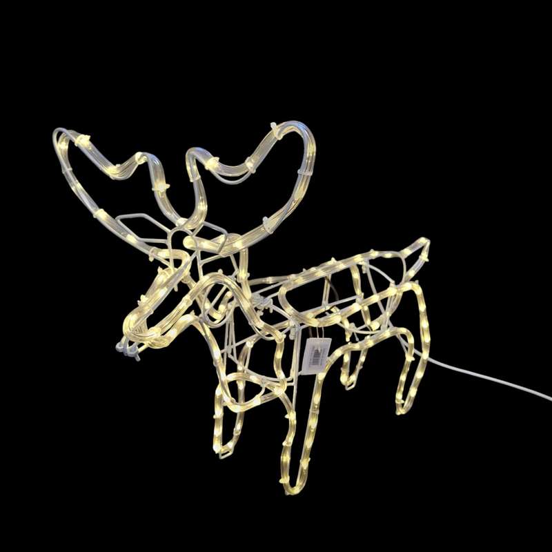 ZYF-D209 Fold Up Reindeer LED Décor Light Warm White With Moving Head And 6m LED Lights