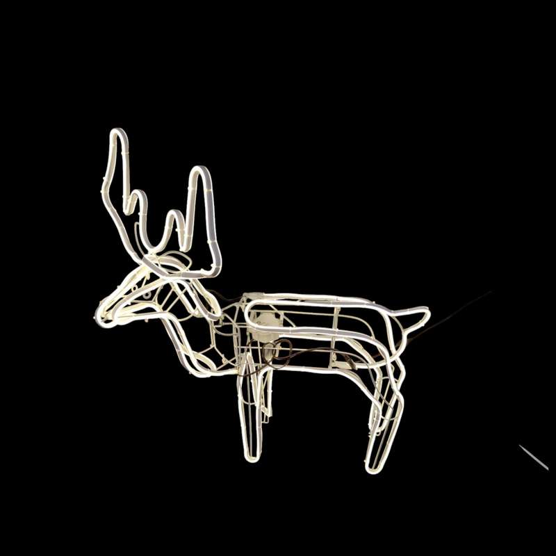 ZYF-D217 Bobble Head Flexible 9m LED  Light  Reindeer Décor Foldable for Easy Storage Warm White