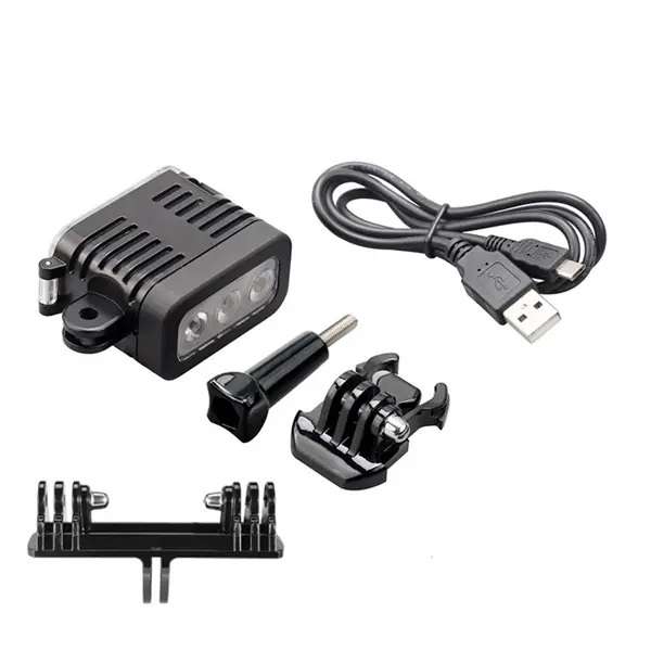 Puluz 30m Diving Waterproof LED Flash Fill Light Spot Lamp for Go-pro