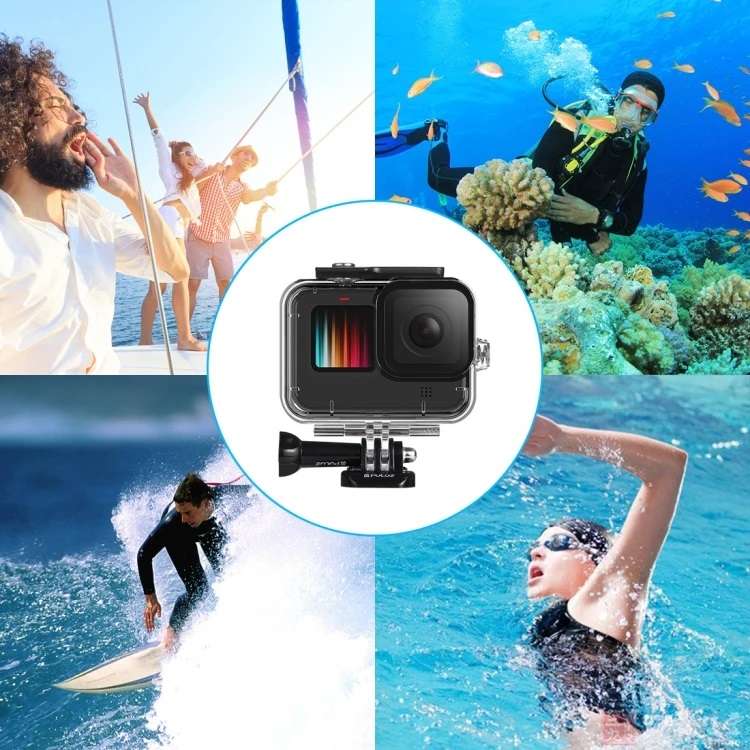 Puluz 45m Diving Waterproof Case For Go-pro HERO9