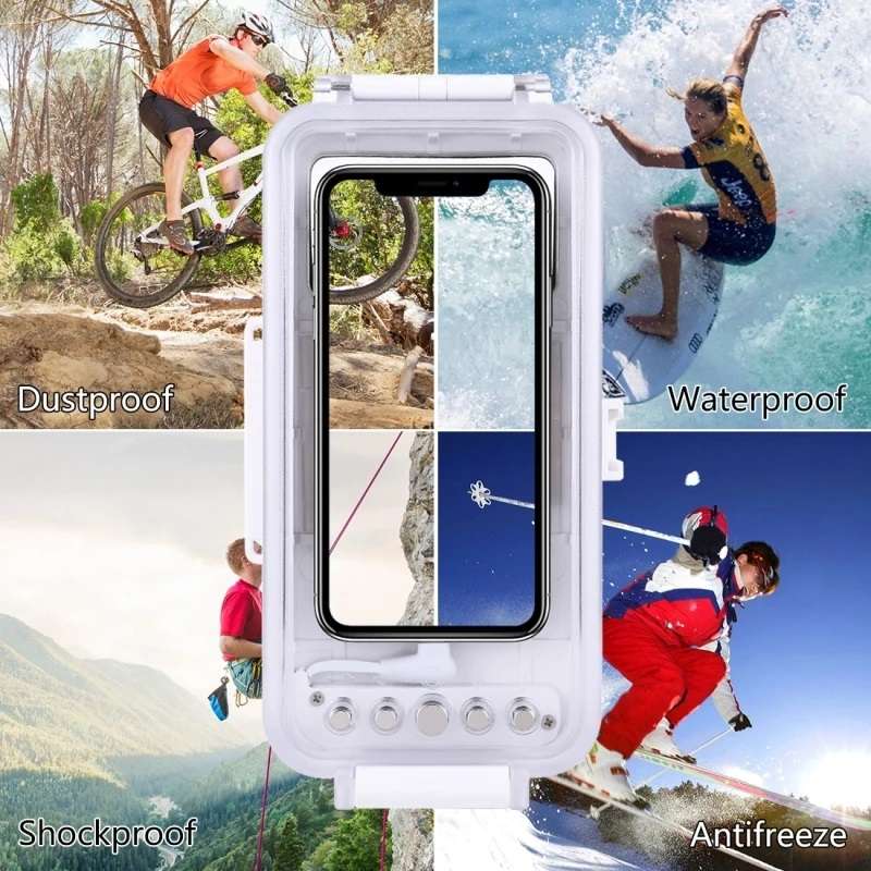 Puluz 45m Diving Waterproof Case for Android / Transparent