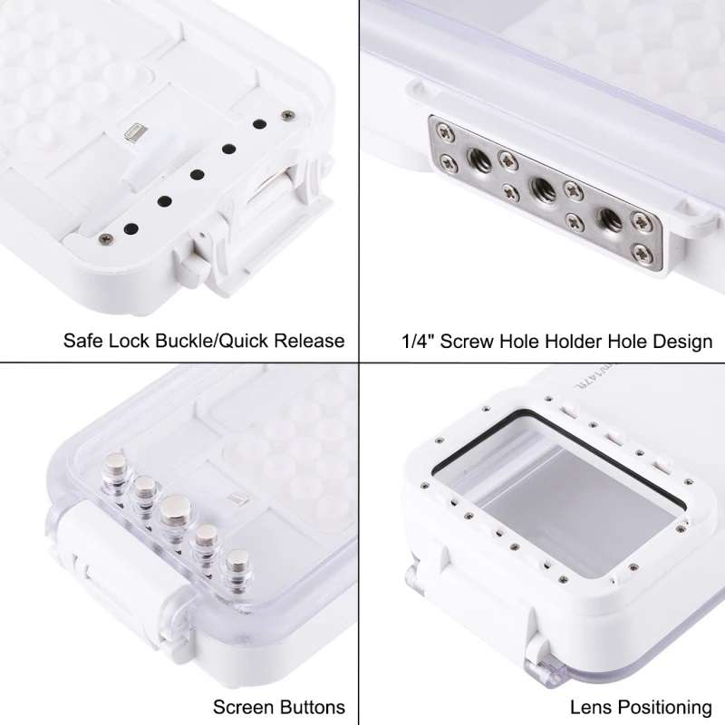 Puluz 45m Diving Waterproof Case for Android / Transparent