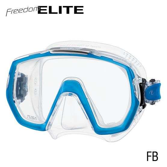 Tusa Tusa Mask - Freedom Elite - Black/Fishtail Blue