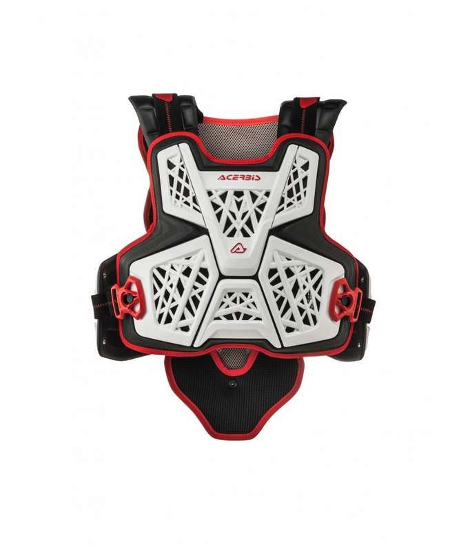 Acerbis Jump MX Chest Protector - White/Black/Red