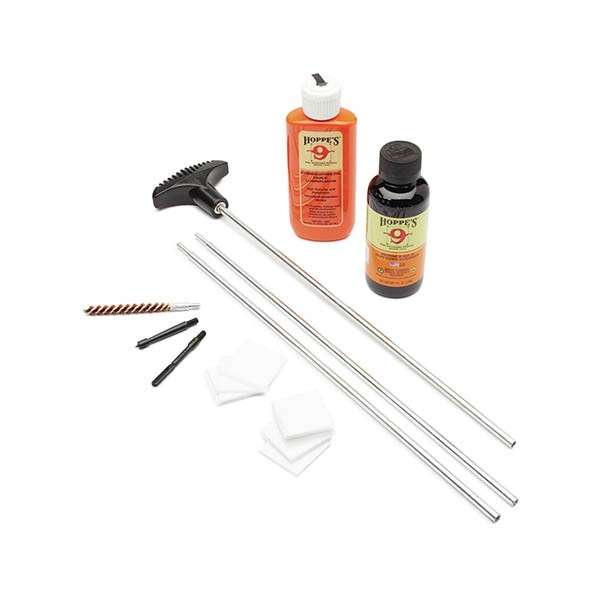Hoppes Cleaning Kit .22  .257 Caliber w/ Alum Rod, Box H