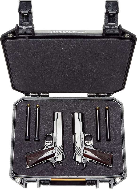Pelican V200 Vault Medium Pistol Case Blue