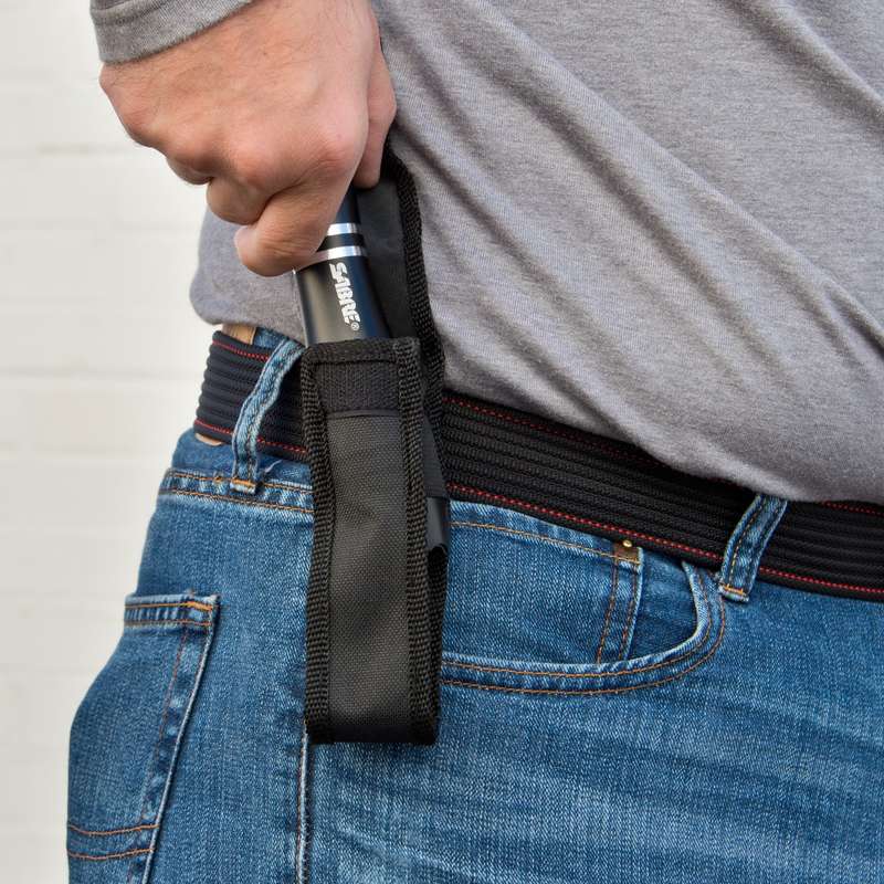 Sabre SABRE Maximum Strength Tactical Stun Gun with LED Flashlight & Holster (Industrys Highes...