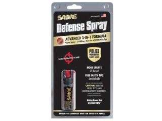 Sabre Compact Pepper Spray with Clip