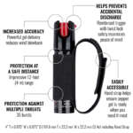 Sabre Runner Pepper Gel with Adjustable Hand Strap (Black)