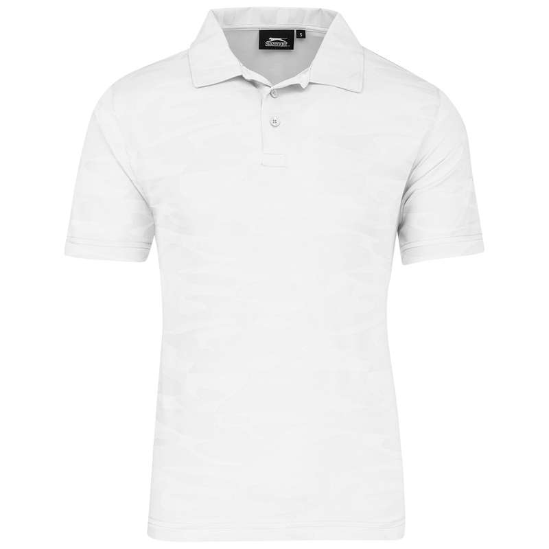 Supermoist Mens Volition Golf Shirt White - M