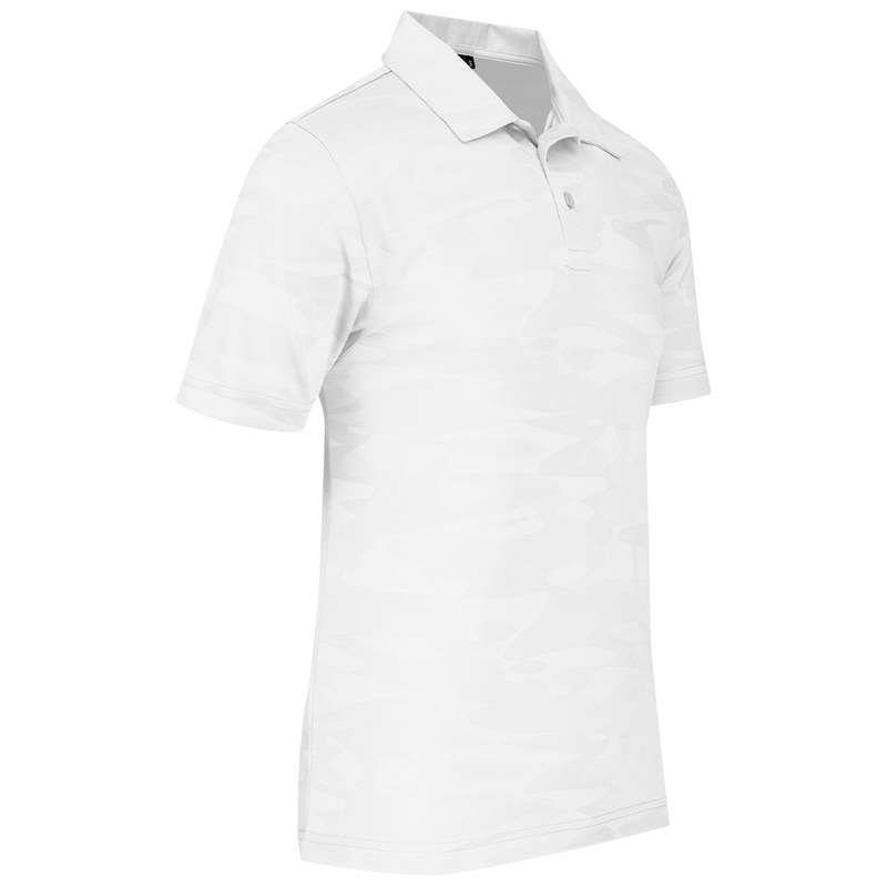 Supermoist Mens Volition Golf Shirt White - M