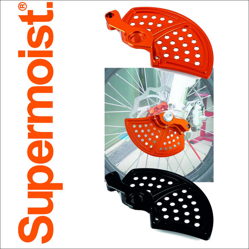 Supermoist Front Brake Disc Guard for KTM, Husqvarna And Gas Gas - Black
