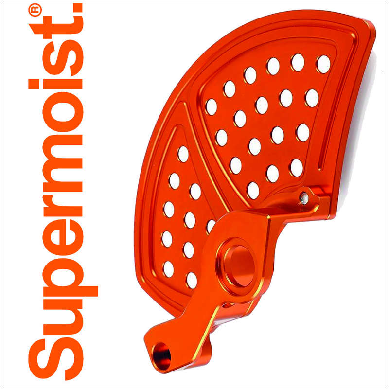 Supermoist Front Brake Disc Guard for KTM, Husqvarna And Gas Gas - Black