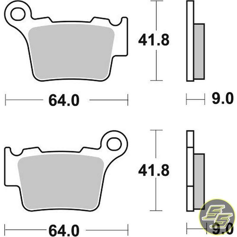 SBS Front Brake Pads-FA181R