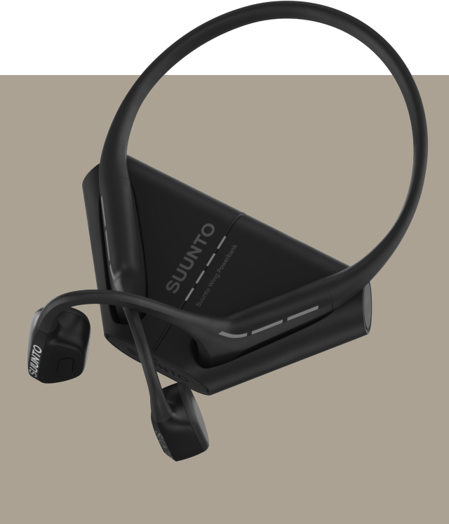 Suunto WING open-ear headphones - Lava Red