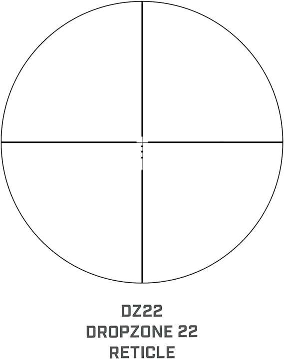 Bushnell RIMFIRE 3-9X40 DZ222 RETICLE