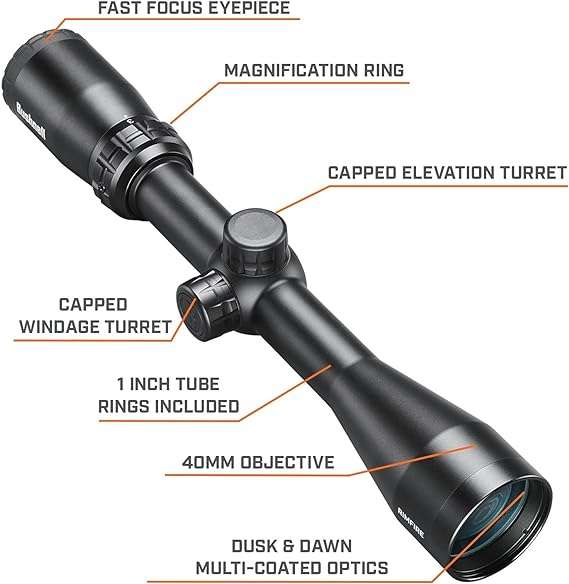 Bushnell RIMFIRE 3-9X40 DZ222 RETICLE