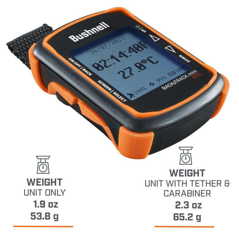 Bushnell BackTrack Mini GPS Black Trip Navig, Way Point Fin