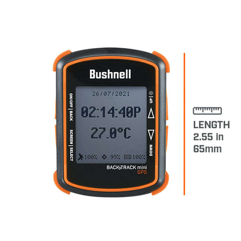 Bushnell BackTrack Mini GPS Black Trip Navig, Way Point Fin