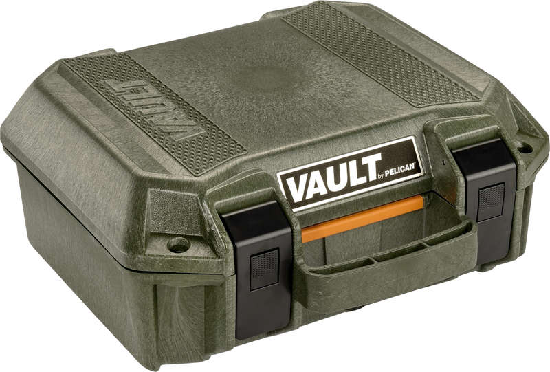 Pelican V100 VAULT SMALL CASE WL/WF OD GREEN