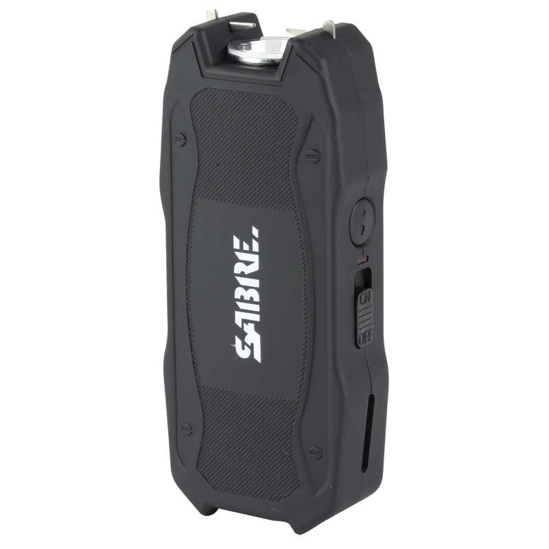 Sabre 15.uC BLACK STUN GUN W/BATTERY INDICATOR