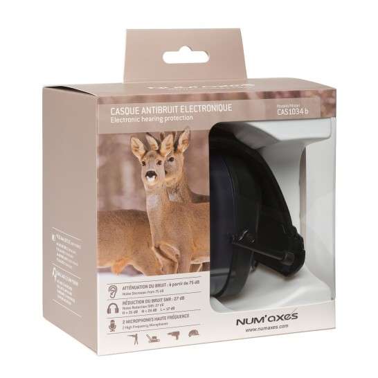 Num'Axes NUMAXES PASSIVE EARMUFF CAS1047-BLACK
