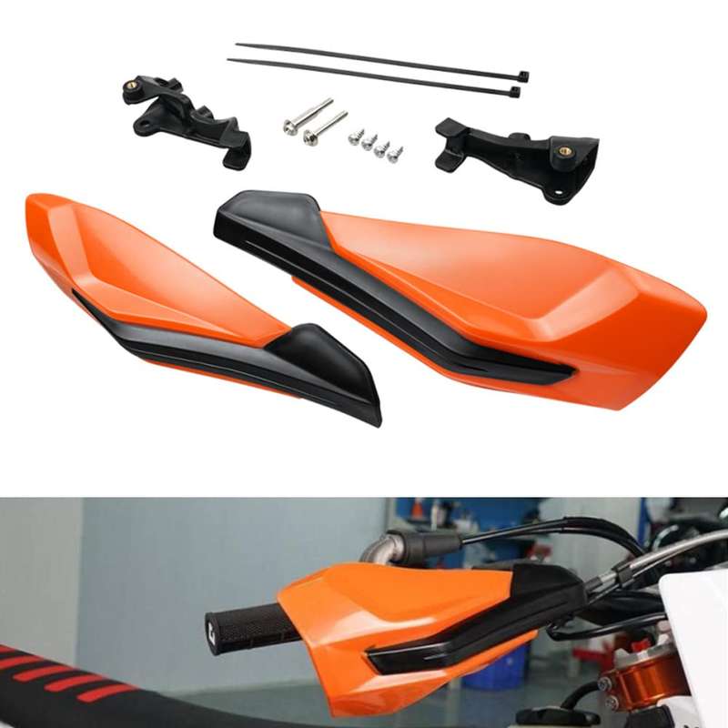 Supermoist Hand Guards  For KTM/HUSQ/GAS (no side bar) - Orange