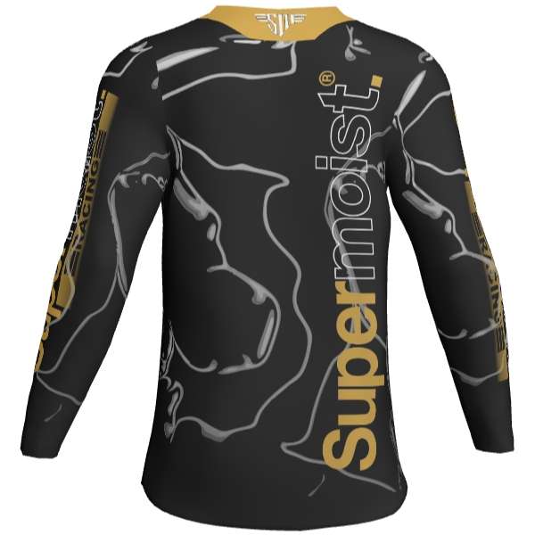 Supermoist Supermoist Slate "Black Gold" Riding Shirt - 4XL | Airtech 2 | Regular