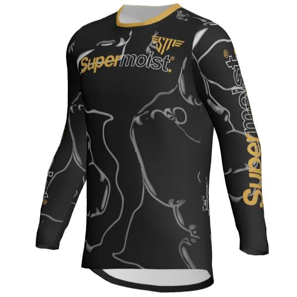 Supermoist Supermoist Slate "Black Gold" Riding Shirt - 4XL | Airtech 2 | Regular