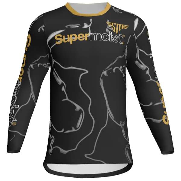 Supermoist Supermoist Slate "Black Gold" Riding Shirt - 4XL | Airtech 2 | Regular
