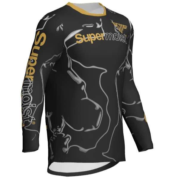 Supermoist Supermoist Slate "Black Gold" Riding Shirt - 4XL | Airtech 2 | Regular