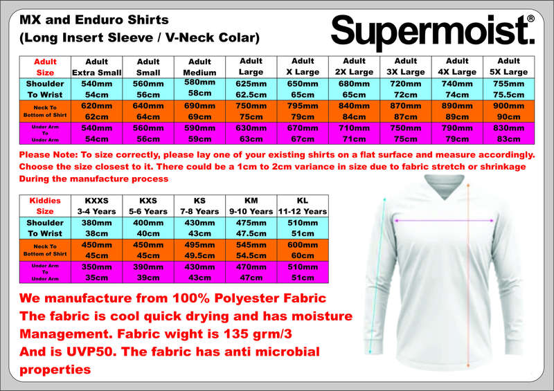 Supermoist Supermoist Slate "Black Orange" Riding Shirt - M | Airtech 2 | Regular