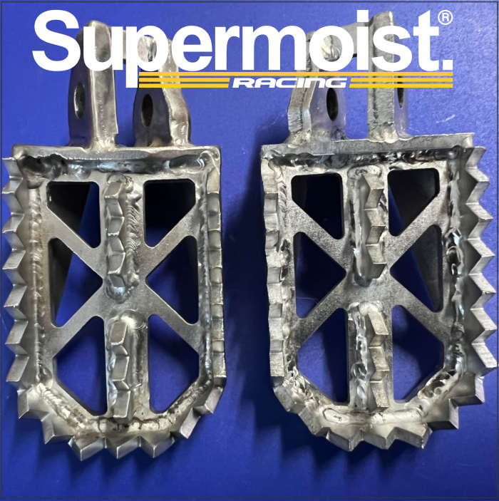 Supermoist Supermoist Stainless Steel Extra Wide Extra Grip Foot Pegs For KTM - Husqvarna and Gas...