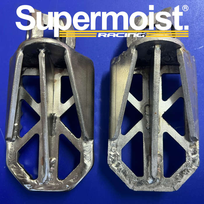 Supermoist Supermoist Stainless Steel Extra Wide Extra Grip Foot Pegs For KTM - Husqvarna and Gas...