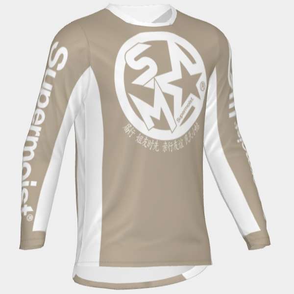 Supermoist Supermoist "Great White Bronze" Riding Shirt - XS | Airtech 2 | Regular