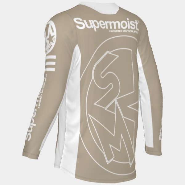 Supermoist Supermoist "Great White Bronze" Riding Shirt - XS | Airtech 2 | Regular