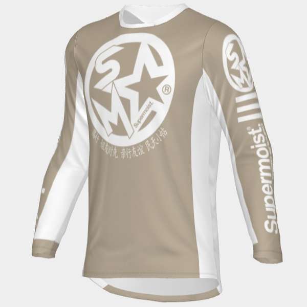 Supermoist Supermoist "Great White Bronze" Riding Shirt - XS | Airtech 2 | Regular
