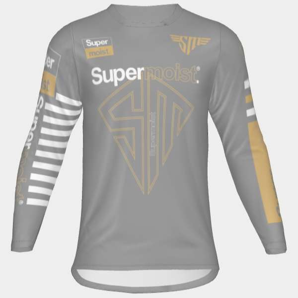 Supermoist Supermoist "FAST Silver" Riding Shirt - XS | Airtech 2 | Slim